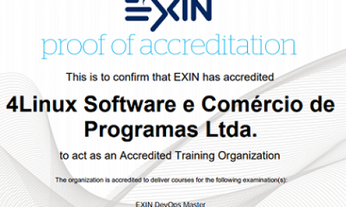 4Linux lança curso preparatório para a certificação DEVOPS Master e faz parceria com a EXIN