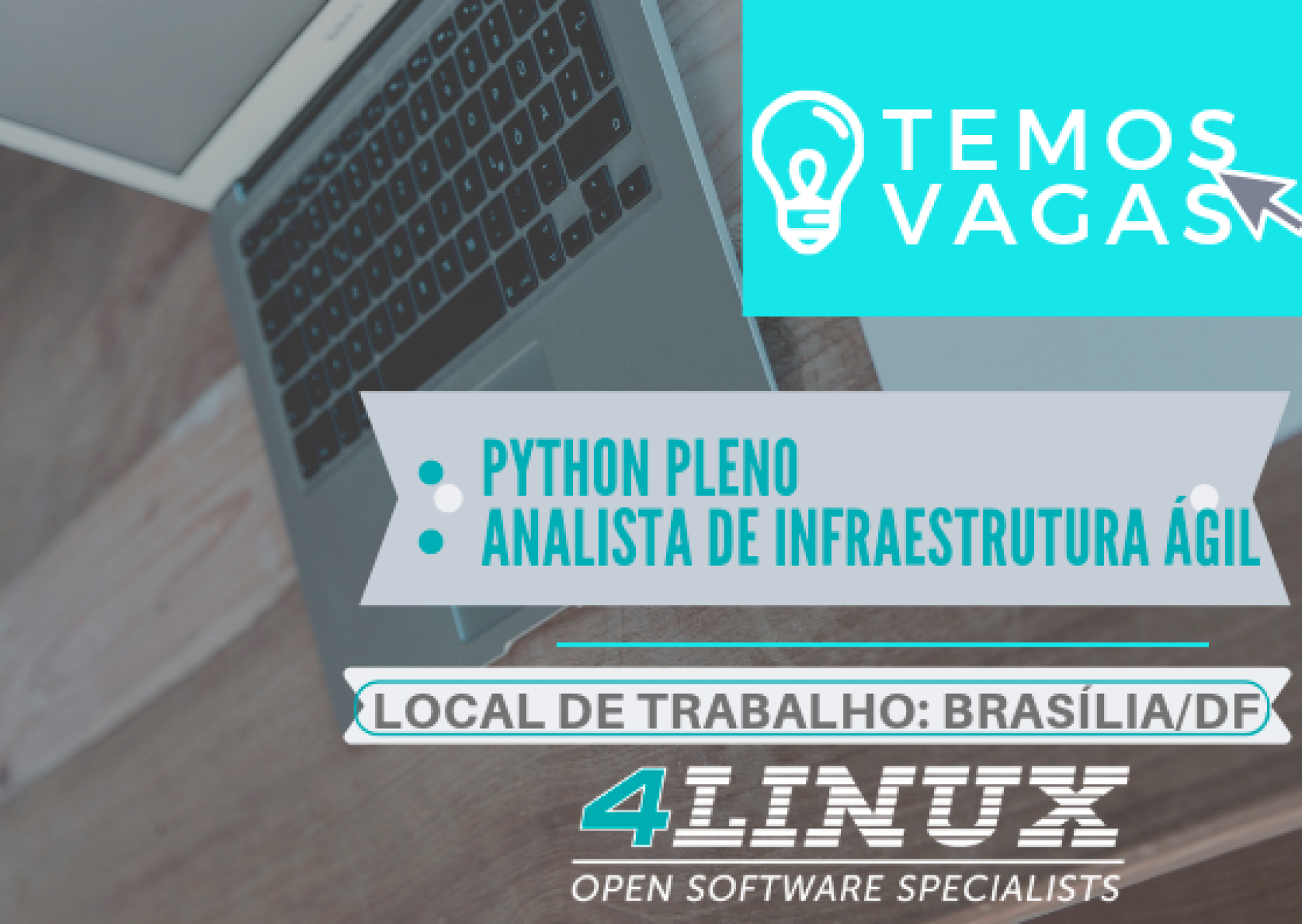 Temos Vagas em Brasília/DF – 4Linux