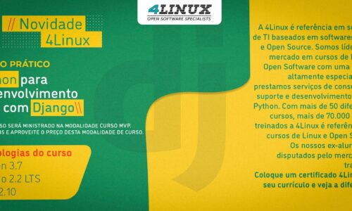 4Linux lança curso de Django – framework Python