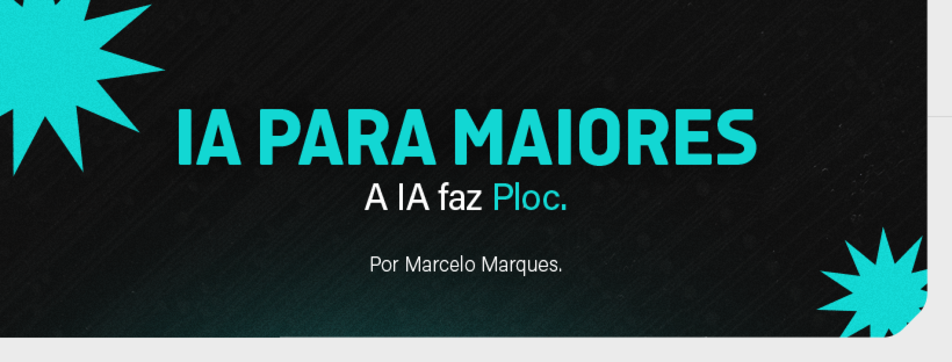 IA para maiores – A IA faz Ploc
